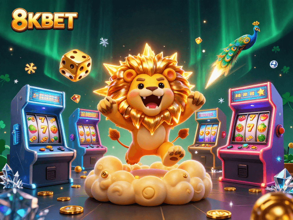 Experience thrilling games at 8KBET with vibrant jackpots, golden dice, and arcade classics!