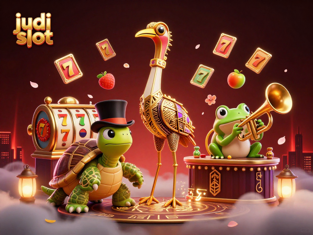 Menangkan judi slot dengan simbol keberuntungan dalam suasana kasino yang meriah.