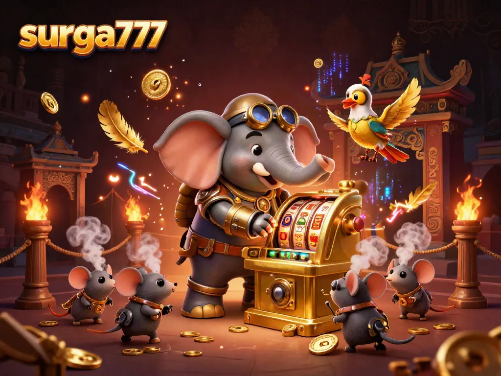 Experience big wins at surga777 with steampunk-themed slot machine excitement and dynamic casino elements.