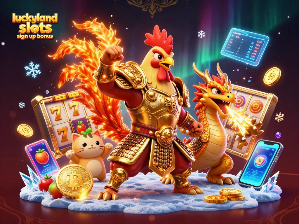 Claim the luckyland slots sign up bonus with an array of dynamic slot and crypto elements.