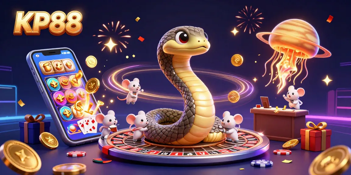Place bets with KP88 in this vibrant, action-packed online gambling scene.