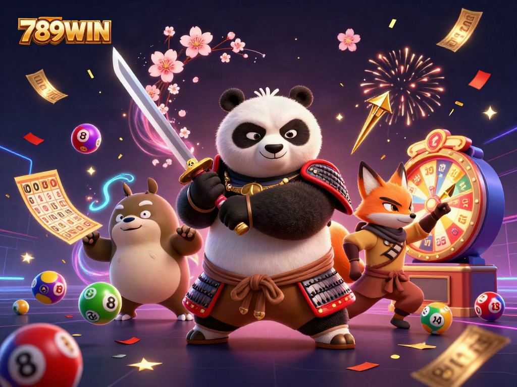 Experience the excitement of 789WIN with vibrant lottery balls and dynamic gaming elements illustrating thrilling online gambling.