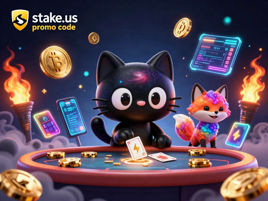 Win big with stake.us promo code for exciting casino adventures filled with vibrant 3D characters.