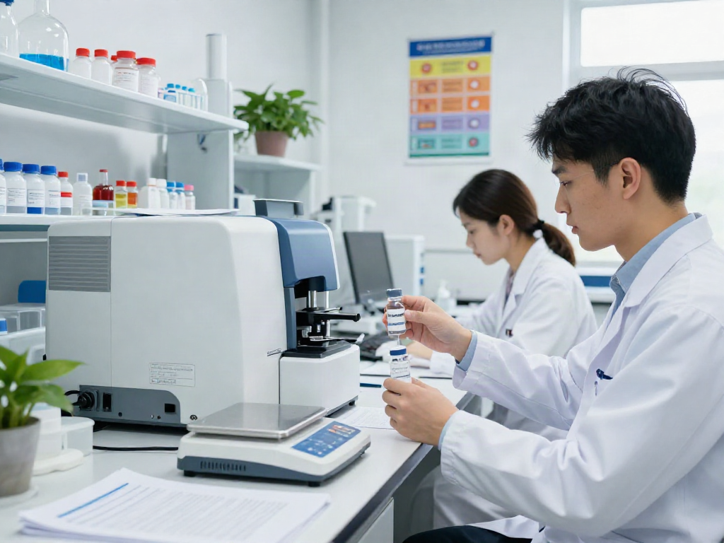 Research-grade Tesamorelin for sale in a professional lab setting.