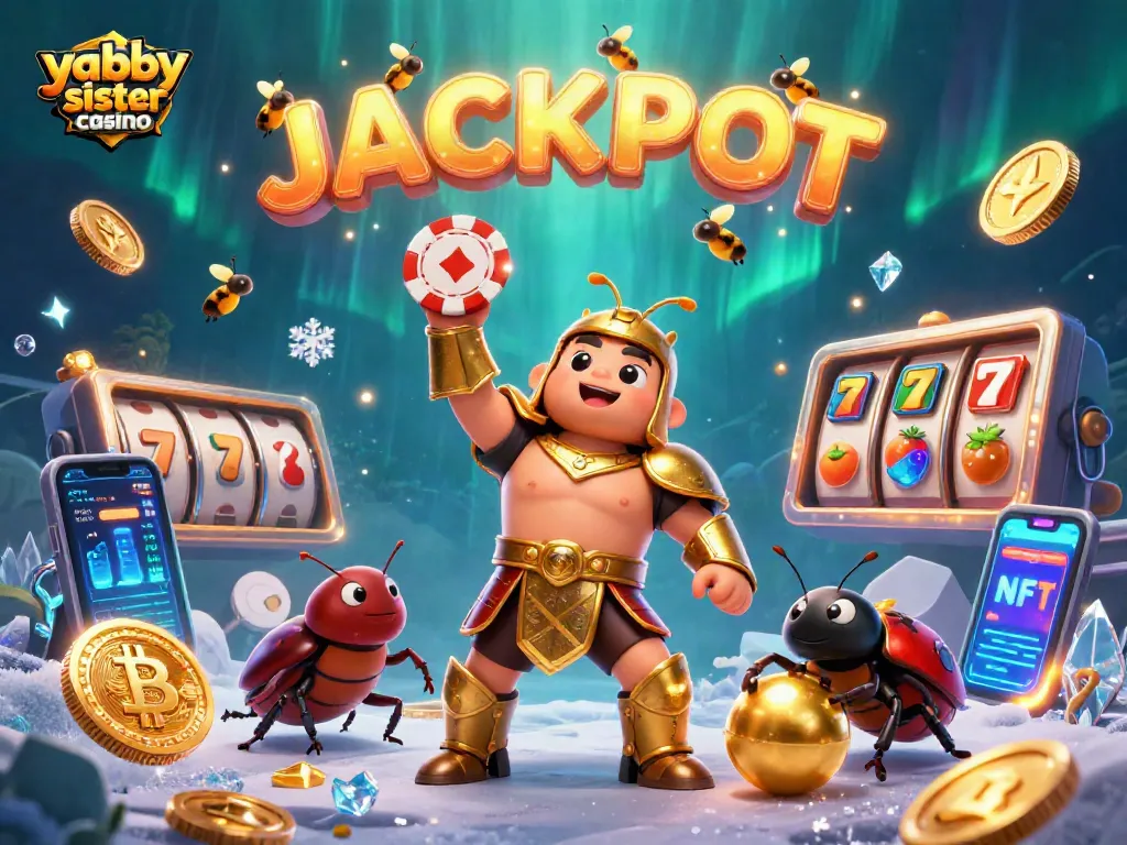 Play exciting games at yabby sister casino with colorful symbols and winning jackpots!