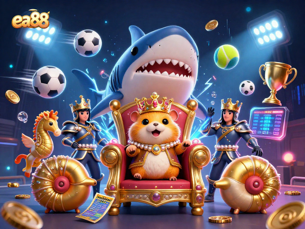 Engage in the thrilling world of ea88 while discovering the royal hamster king and dynamic sports elements.