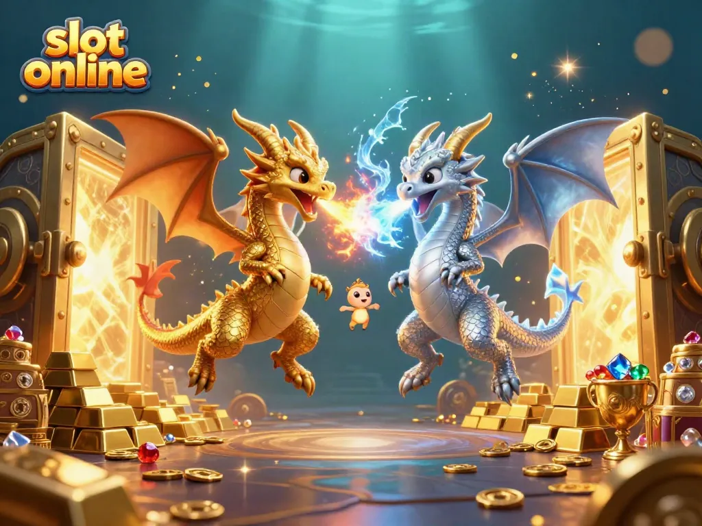 Engage with slot online games while witnessing epic dragons battling in fire and ice.