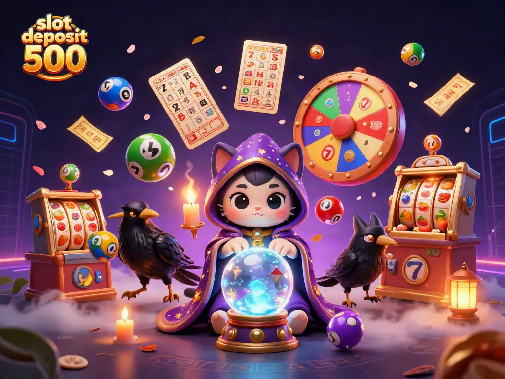 Engage with slot deposit 500 while enjoying a mystical scene of fortune and luck.