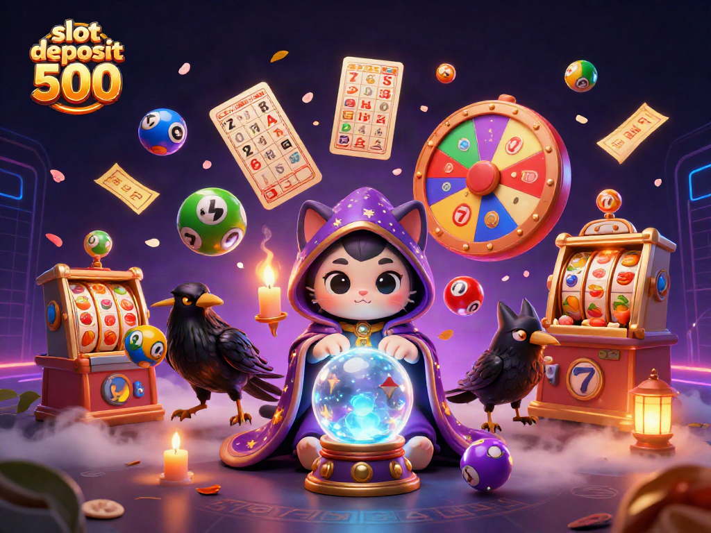 Engage with slot deposit 500 while enjoying a mystical scene of fortune and luck.