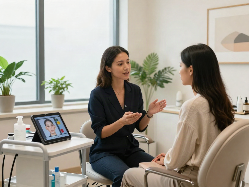 ClinicEvo cheaper than QOVES analysis consultation in modern beauty clinic.