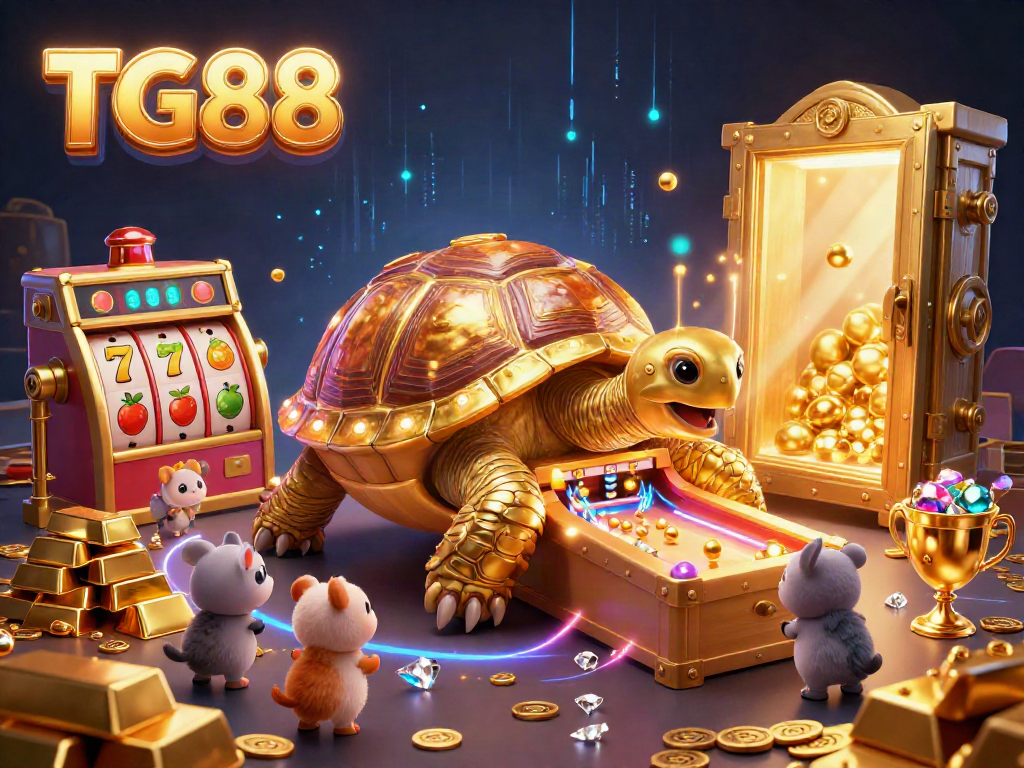 Experience thrilling gameplay with TG88's vibrant pinball machine-themed casino extravaganza.