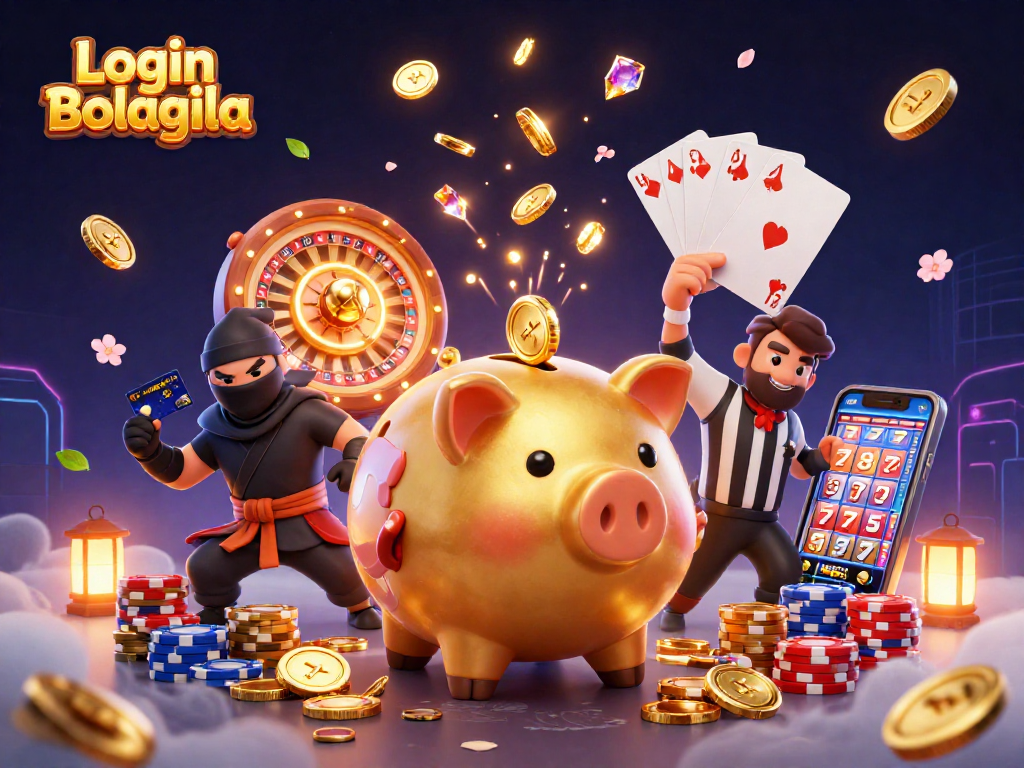 Experience the excitement of Login Bolagila with dynamic casino characters and winning elements!