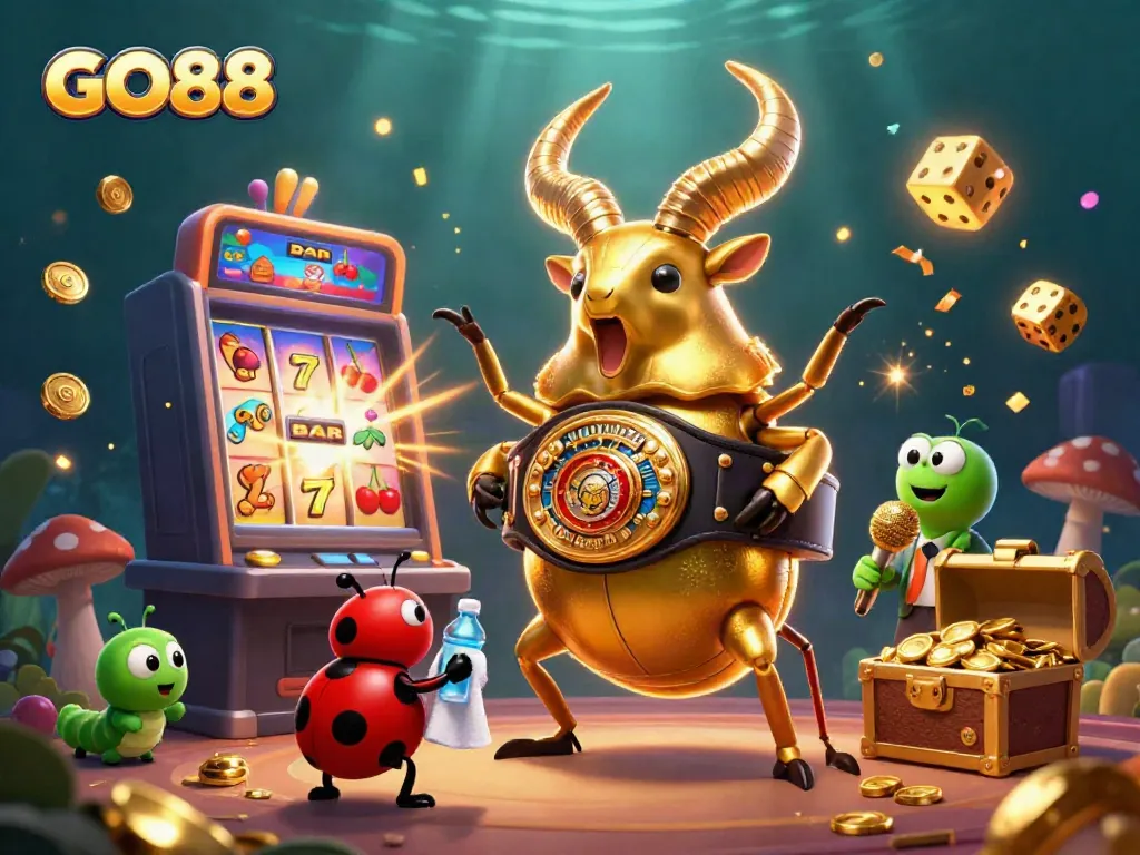 Spin the reels at GO88 with exciting slot adventures featuring colorful characters and vibrant gaming elements.