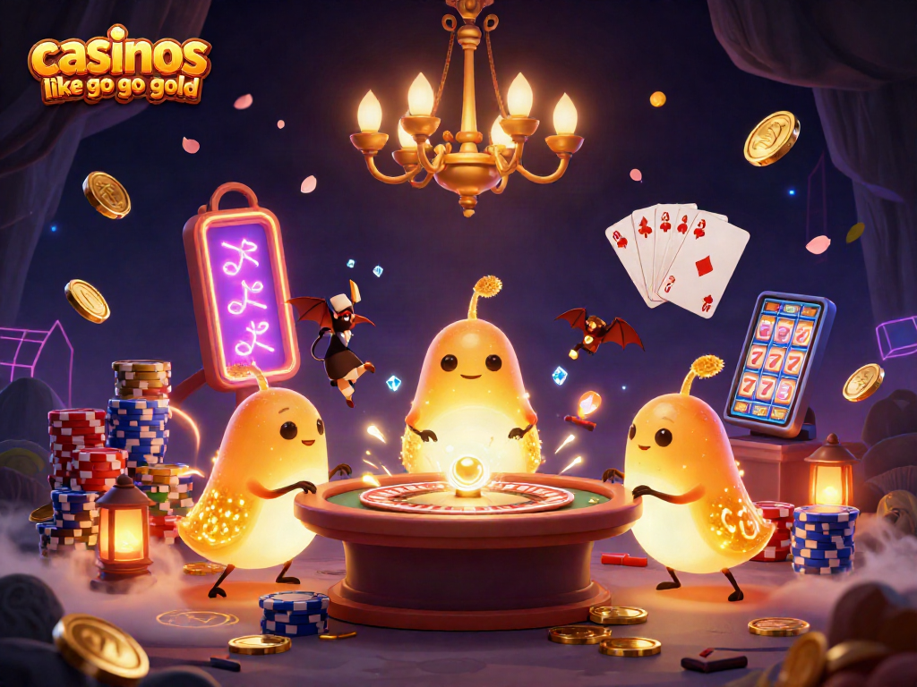 Experience vibrant gameplay at casinos like go go gold with slots, roulette, and colorful poker elements.
