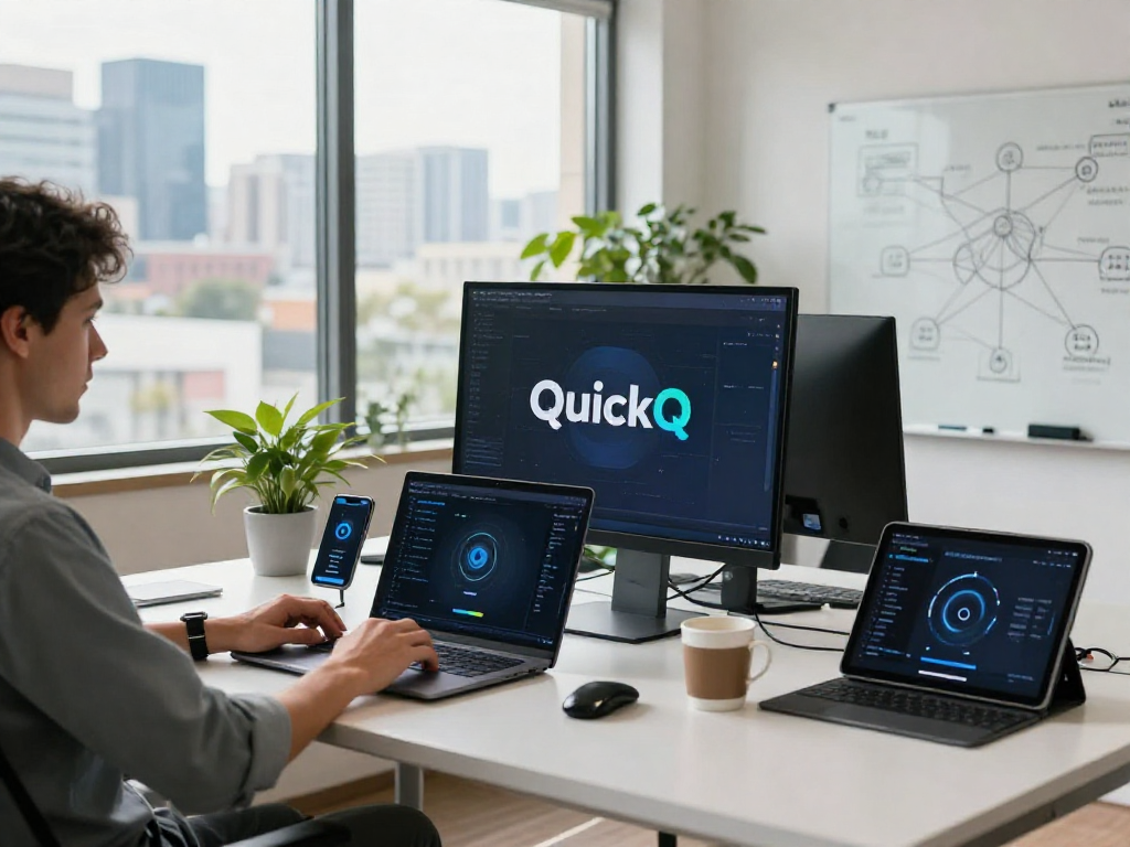 快速访问国际流媒体，使用QuickQ官网提升网络速度的办公场景