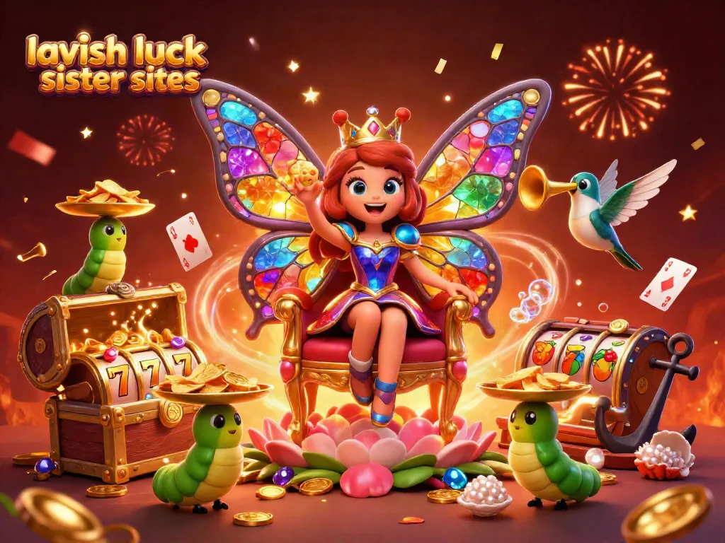 Explore lavish luck sister sites with a vibrant underwater casino scene filled with slot elements and sparkling treasures.
